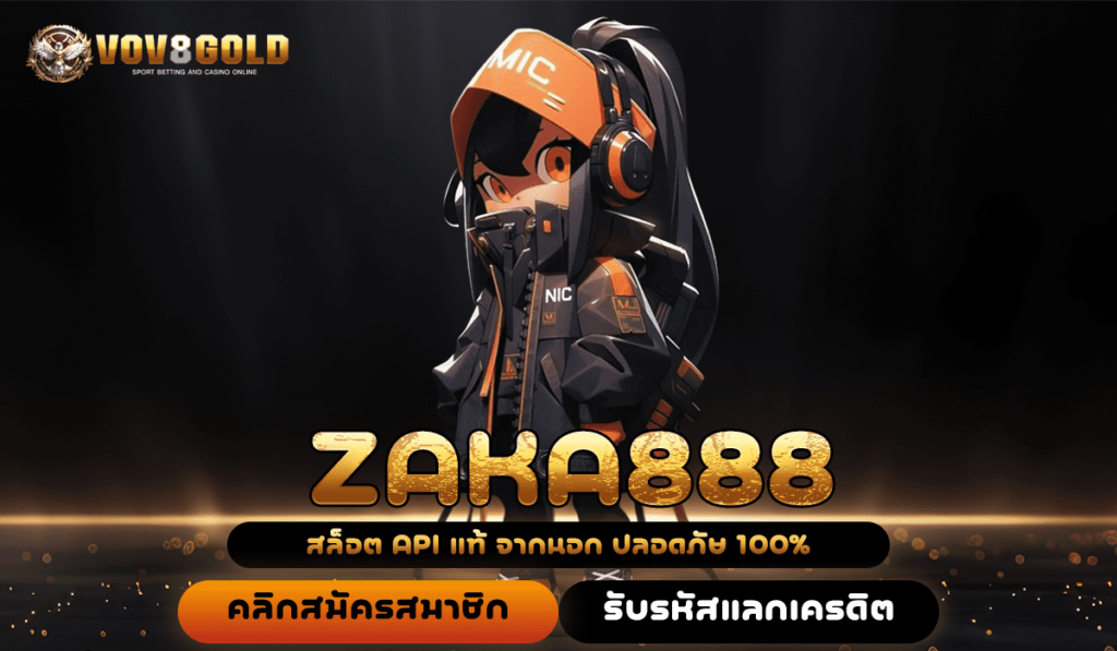 ZAKA888 เว็บตรงไม่ผ่านเอเย่นต์ ฝากถอนไม่มีขั้นต่ำ เร็วสุด