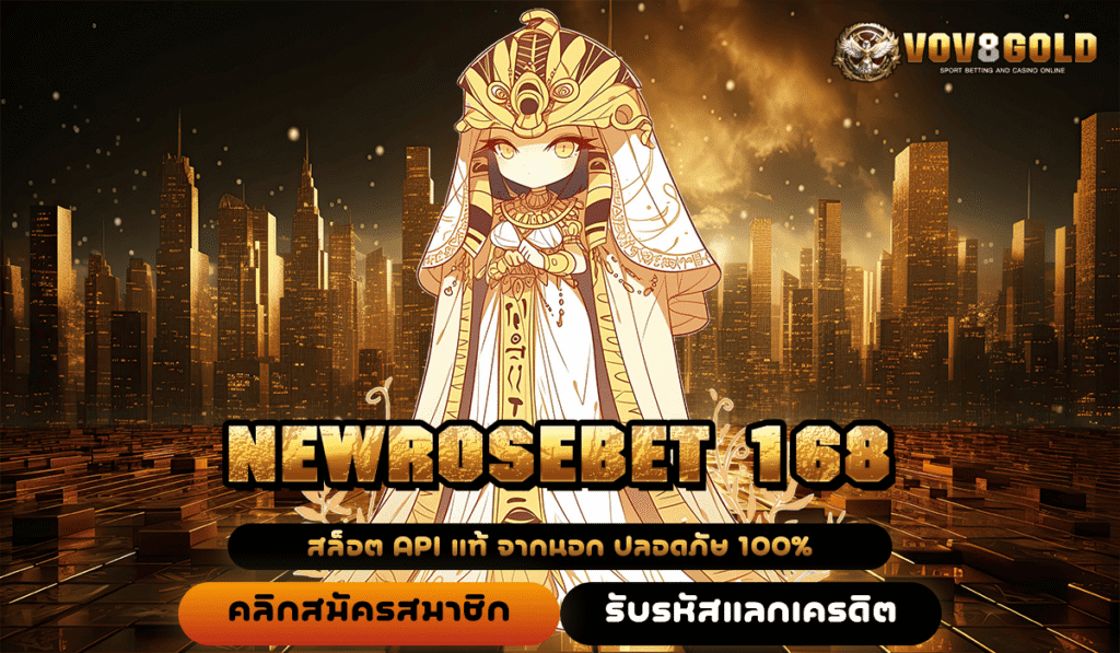NEWROSEBET 168 แหล่งรวมสล็อตแตกง่าย เว็บตรง จ่ายไว ได้เงินจริงชัวร์ๆ
